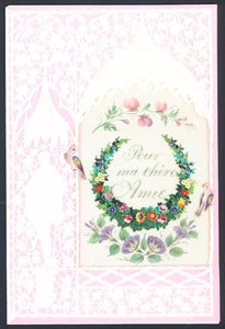 Carte de Saint-Valentin française - French School