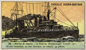 Cuirassé français Danton - French School