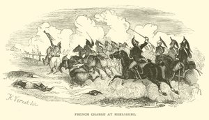 Charge française à Heilsberg (gravure)