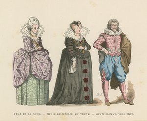 Costume français, début du XVIIe siècle - French School