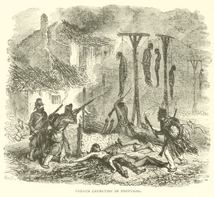 Cruautés françaises au Portugal - French School