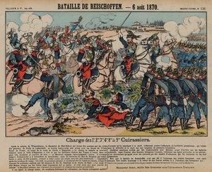 Cuirassiers français chargeant l