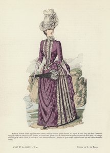 Planche de mode française - French School