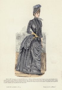 Planche de mode française - French School