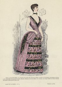 Planche de mode française - French School