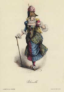 Planche de mode française - French School