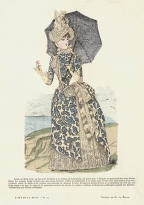 Planche de mode française, 1885-86