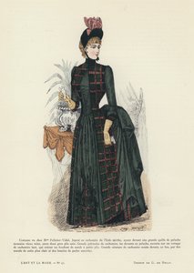 Planche de mode française, 1885-86 - French School