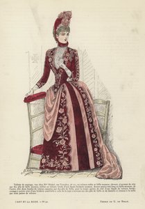 Planche de mode française, 1885-86 - French School