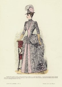 Planche de mode française, 1885-86 - French School
