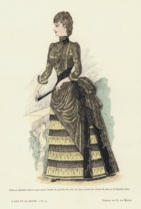 Planche de mode française, 1885-86 - French School