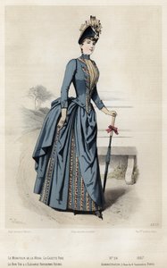 Planche de Mode Française, fin du 19e siècle - French School