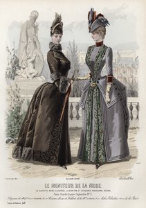 Planche de Mode Française, fin du 19e siècle - French School