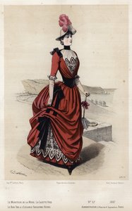 Planche de mode française, fin du XIXe siècle - French School