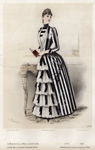 Planche de mode française, fin du XIXe siècle - French School