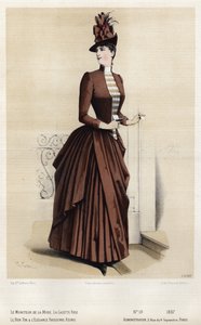 Planche de mode française, fin du XIXe siècle - French School