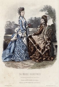 Planche de mode française, fin du XIXe siècle - French School
