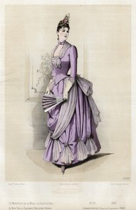 Planche de mode française, fin du XIXe siècle - French School