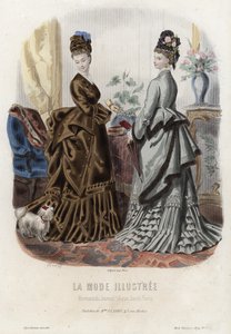 Planche de mode française, fin du XIXe siècle - French School