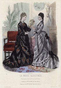 Planche de mode française, fin du XIXe siècle - French School