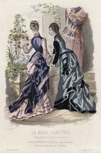 Planche de mode française, fin du XIXe siècle - French School