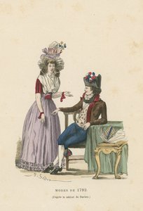 Modes françaises de 1792 - French School