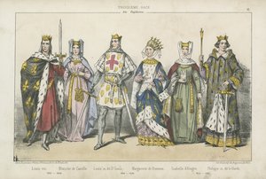 Rois et reines de France du XIIIe siècle