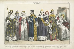 Rois et reines de France des XIIIe et XIVe siècles