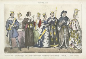 Rois et reines de France des XIVe et XVe siècles