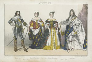 Rois et reines de France de la branche aînée des Bourbons - French School
