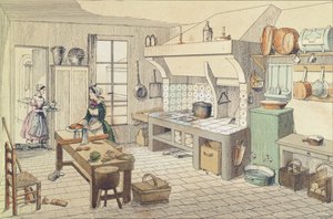 Cuisine française du milieu du XIXe siècle - French School