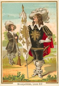 Mousquetaires français du temps de Louis XIV - French School