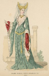 Noble française du règne de Charles VI, 1380 - French School
