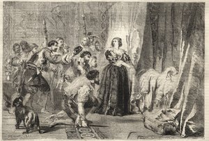 La Fronde - Le peuple demande à voir le roi : Paris, Palais Royal, 9 février 1651 - Fronde : dans la nuit du 9 février 1651, au Palais Royal, Anne d