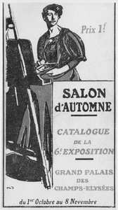 Illustration de couverture du catalogue pour le 6e Salon d