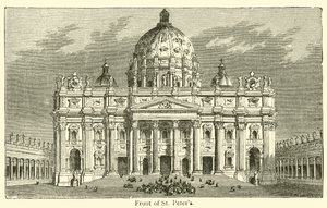 Façade de Saint-Pierre - French School