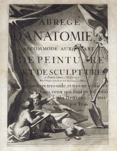 Frontispice - Anatomie abrégée, adaptée aux arts de la peinture et de la sculpture - Abrégé d