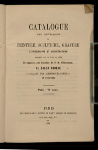 Frontispice du catalogue du Salon des Refusés, 1863 - French School