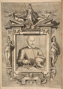 Frontispice, de Le Diverse Et Artificiose Machine Del Capitano Agostino Ramelli, pub. 1588 - French School