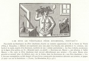 Frontispice du Père Duchesne, années 1790 - French School