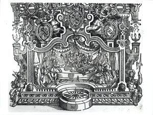 Frontispice des Messes par Roland de Lassus (1532-94), 1589
