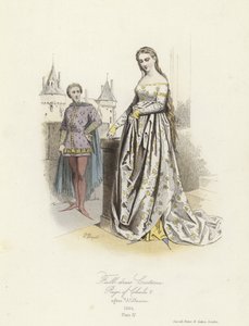 Costume de grande tenue du règne de Charles V de France