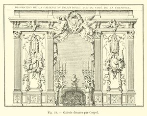 Galerie décorée par Coypel - French School