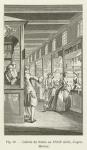 Galerie du Palais au XVIIIe siècle, d