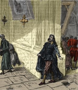 Galileo Galilei (1564-1642) observant l