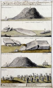 Antiquités gauloises situées à Locmaziaquev, Crach, Quiberon et Carnac, paroisses de l