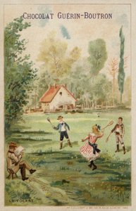 Jeu de badminton - French School