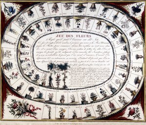 Jeu des fleurs - French School