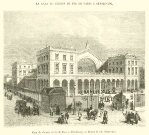 Gare du chemin de fer de Paris à Strasbourg - French School