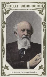 Gaston Paris, académicien - French School